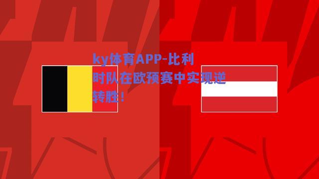 ky体育APP-比利时队在欧预赛中实现逆转胜！  第2张